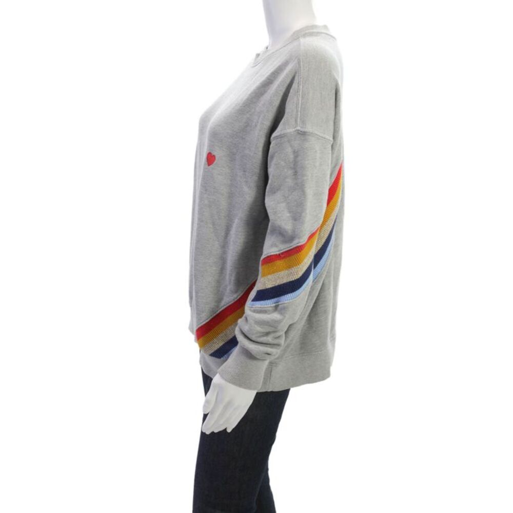 Spiritual Gangster Womens Pullover Gray Cotton Crew Neck Long Sleeve Size S - Picture 2 of 6